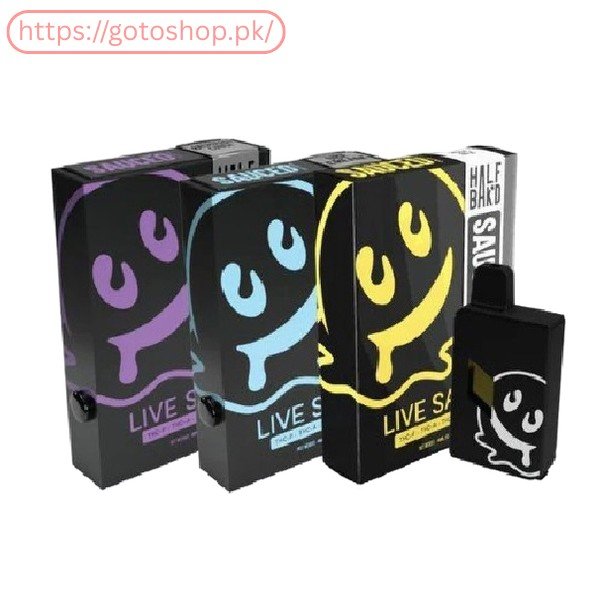 Half Bak'd Live Resin Sauced Disposable | 4g in Pakistan