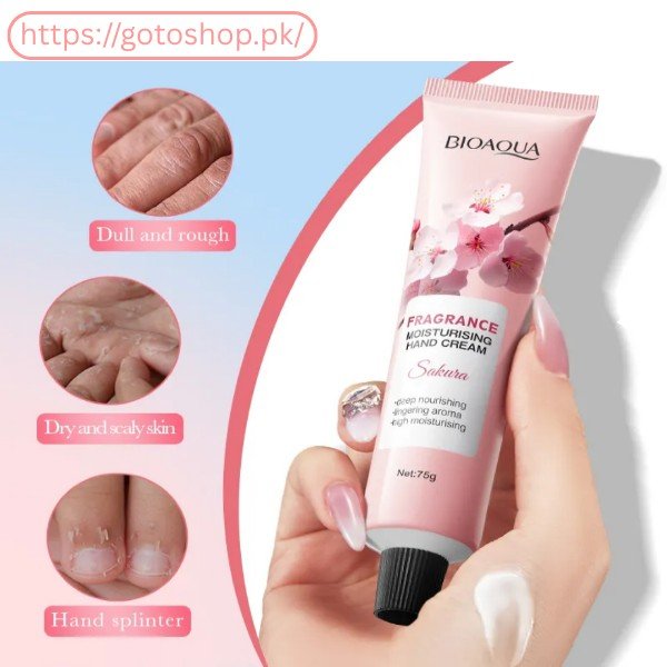 BIOAQUA Sakura Fragrance Moisturizing Hand Cream In Pakistan
