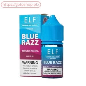 Buy BLUE RAZZ ELF VPR3000 SALTS 30ML in Pakistan At Starting Price Of Rs 17000 PKR - Available In Lahore, Karachi, Islamabad, Bahawalpur, Peshawar ,Multan, Gujranwala, Rawalpindi, Hyderabad, Faisalabad, Quetta And All Other Major Cities Of Pakistan.