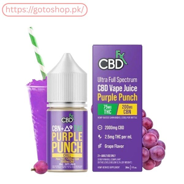 CBD VAPE JUICE PURPLE PUNCH 10ML LAHORE