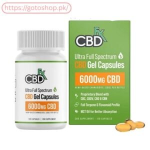 CBDfx, CBD Soft Gel Capsules 50mg, Full Spectrum, 120ct, 6000mg CBD In Pakistan