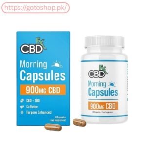 CBDfx | CBD Capsules – Morning | 900mg CBD + 900mg CBG – 60ct in Pakistan