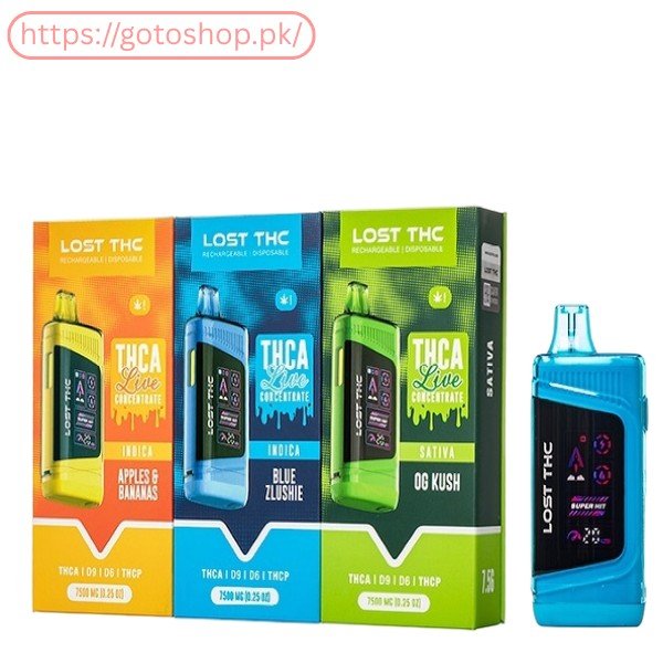 LOST THC V3 THCA Live Concentrate Disposable 7.5G In Pakistan