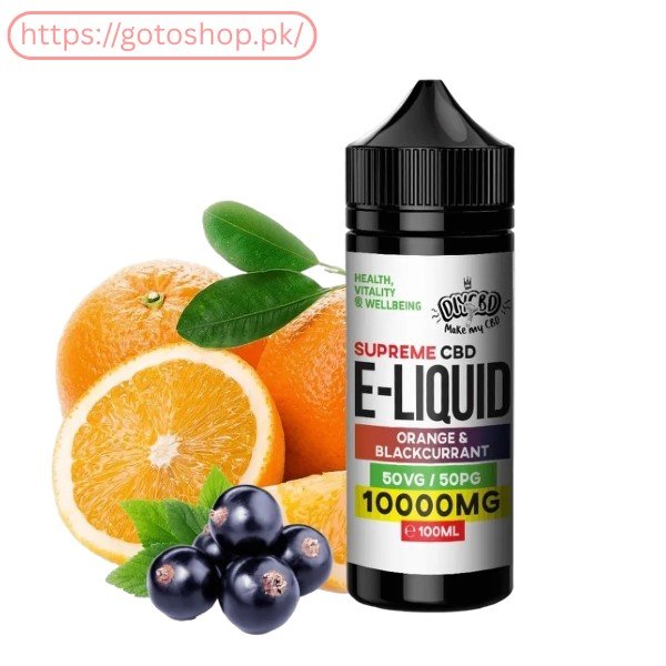 Supreme CBD E-Liquid 10000MG Orange UK’s Best CBD Vape Oil