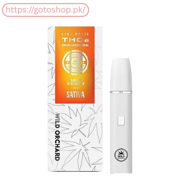 THCa Diamonds “Peaches and Cream” Live Resin Vape 2 Gram
