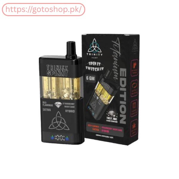 Trinity 6gm Spinny Titanium Edition THCP, HHC Liquid Diamond